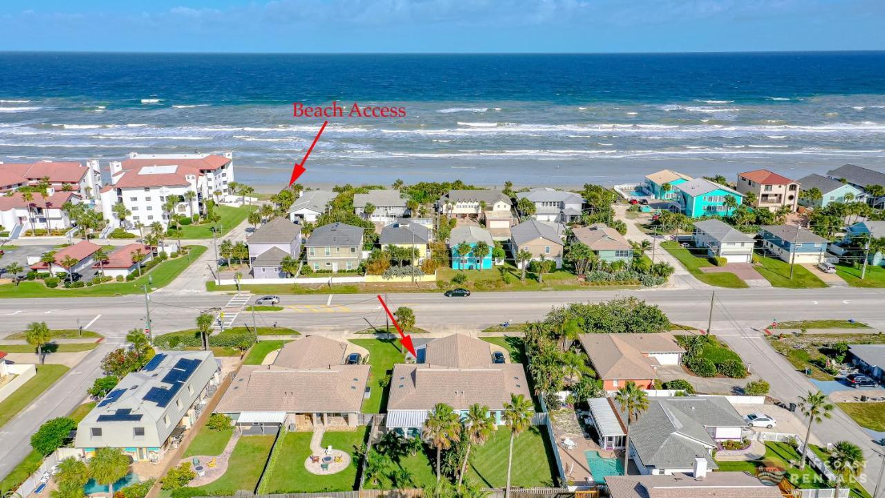 Dog Friendly Home Wprivate Fenced Yard, Garage & Fire Pit Steps To The Beach! Нью-Смірна-Біч Екстер'єр фото